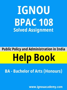 BPAC 108 Solved Assignment
