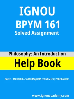 BPYM 161 Solved Assignment