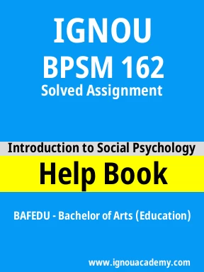 BPSM 162 Solved Assignment