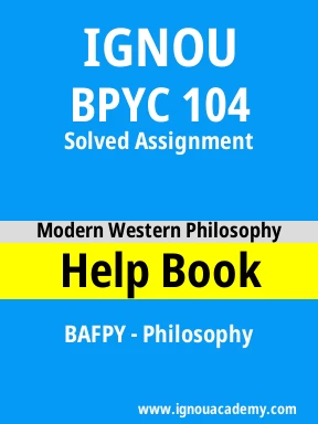 BPYC 104 Solved Assignment