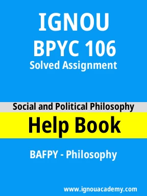 BPYC 106 Solved Assignment