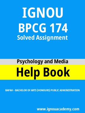 BPCG 174 Solved Assignment