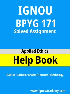 BPYG 171 Solved Assignment
