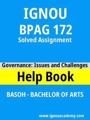 BPAG 172 Solved Assignment