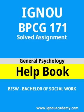 BPCG 171 Solved Assignment