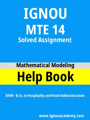 MTE 14 Solved Assignment