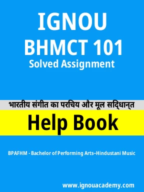 BHMCT 101 Solved Assignment
