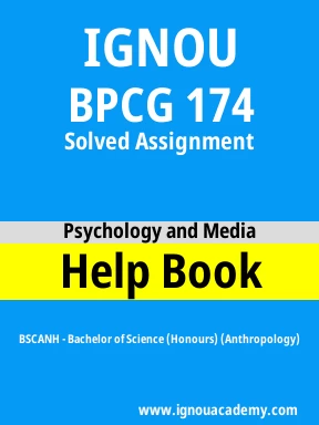 BPCG 174 Solved Assignment