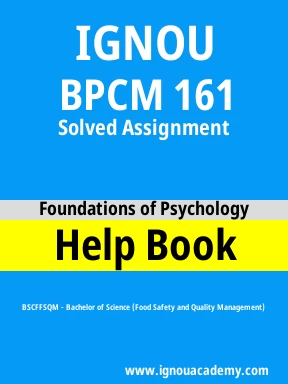 BPCM 161 Solved Assignment