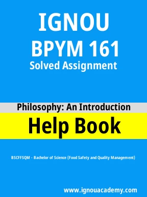 BPYM 161 Solved Assignment