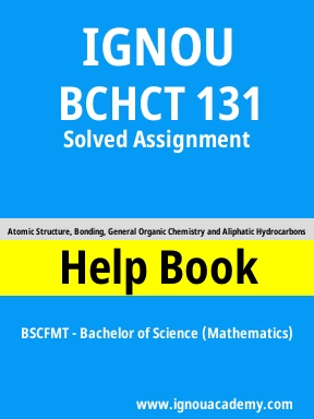 BCHCT 131 Solved Assignment