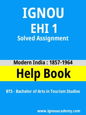 EHI 1 Solved Assignment