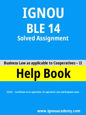 BLE 14 Solved Assignment