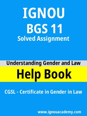 BGS 11 Solved Assignment