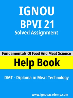 BPVI 21 Solved Assignment