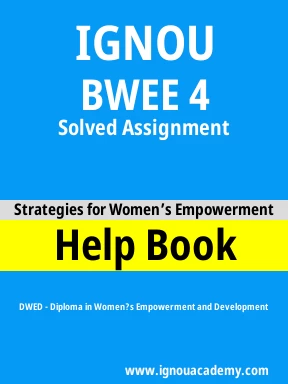 BWEE 4 Solved Assignment