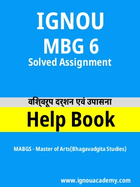MBG 6 Solved Assignment