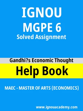 MGPE 6 Solved Assignment