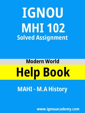 MHI 102 Solved Assignment