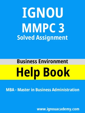 MMPC 3 Solved Assignment