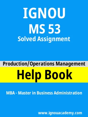 MS 53 Solved Assignment