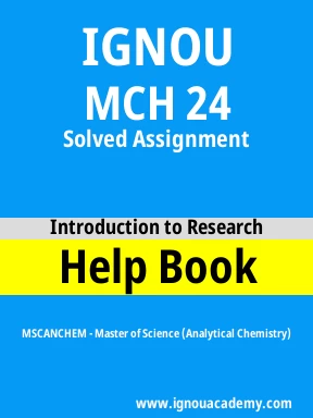 MCH 24 Solved Assignment