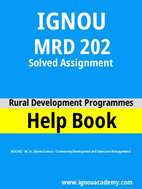 MRD 202 Solved Assignment