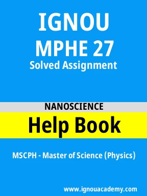 MPHE 27 Solved Assignment