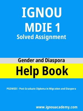MDIE 1 Solved Assignment